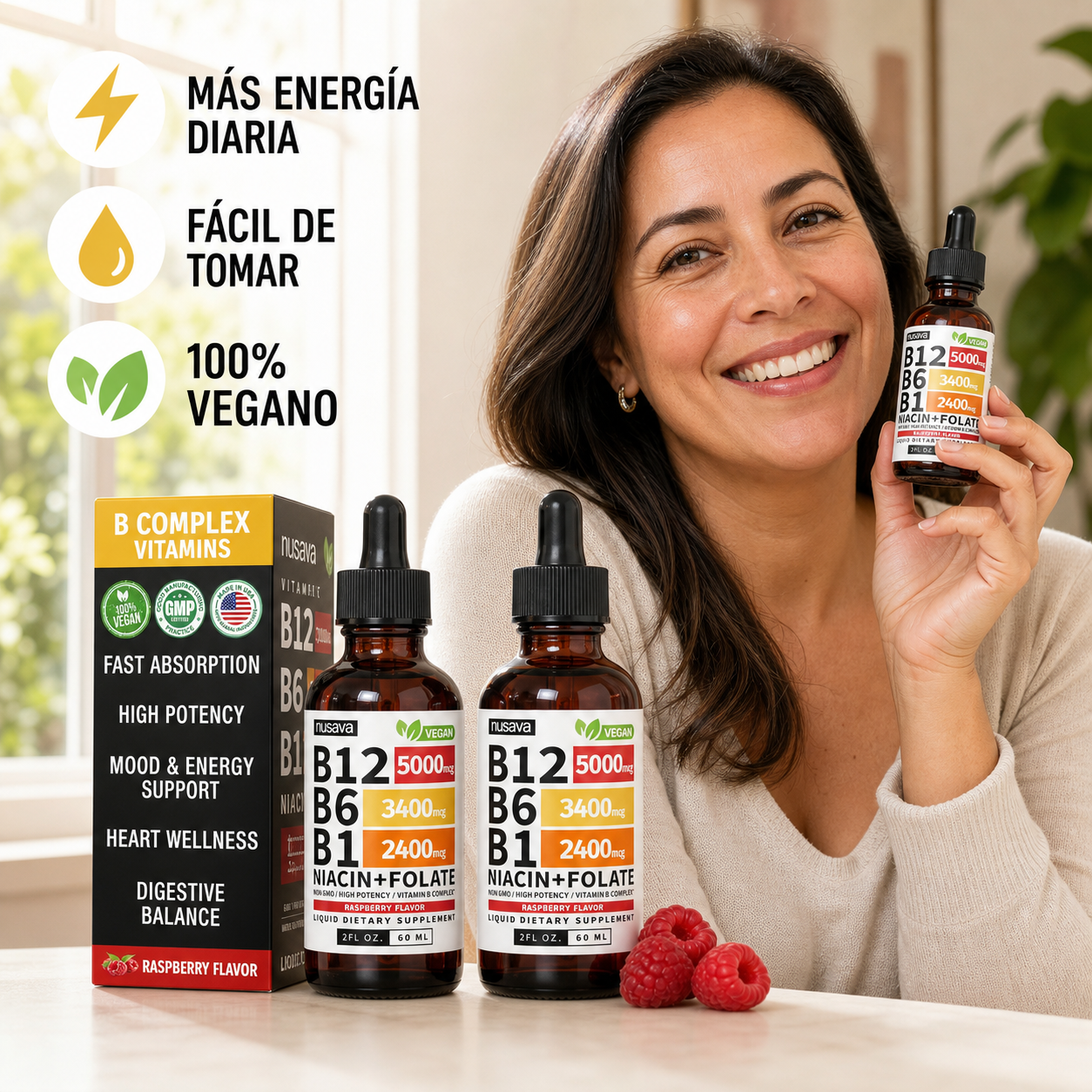 B12 Vital™ – Complejo B Líquido | Pack x2