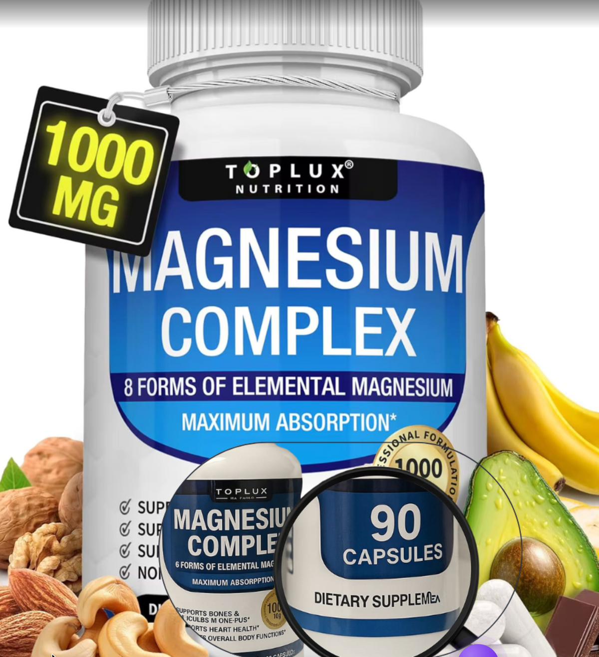MAGNESIUM COMPLEX 90 CAPSULAS ( 1 UNIDAD)