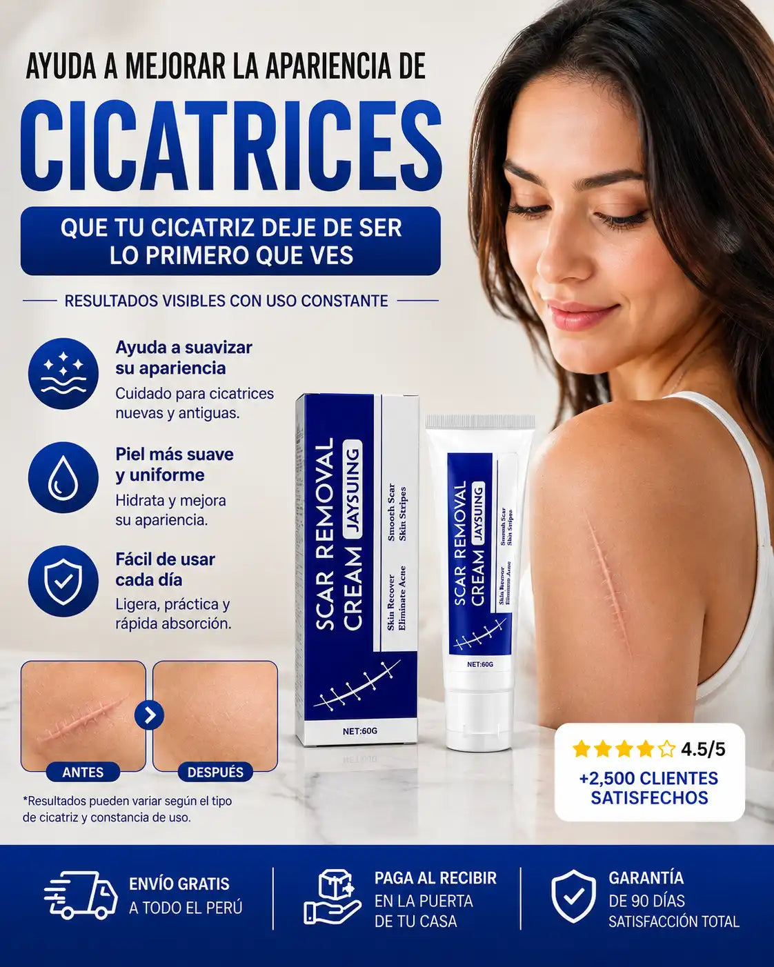 Scar Removal™ | Cuidado Intensivo para Cicatrices