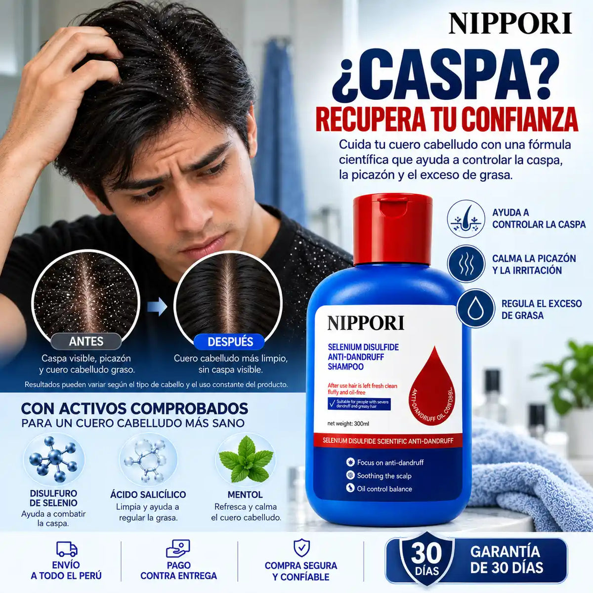 NIPPORI™ Control Anticaspa 300 mL