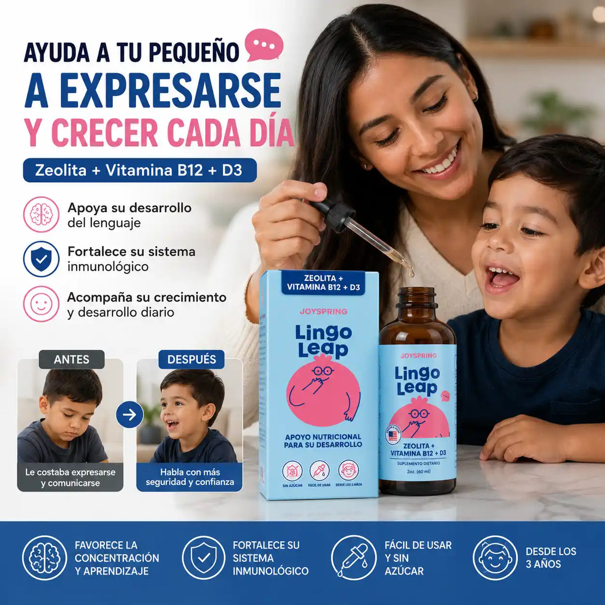 Lingo Leap™  | Apoyo diario para acompañar su desarrollo.