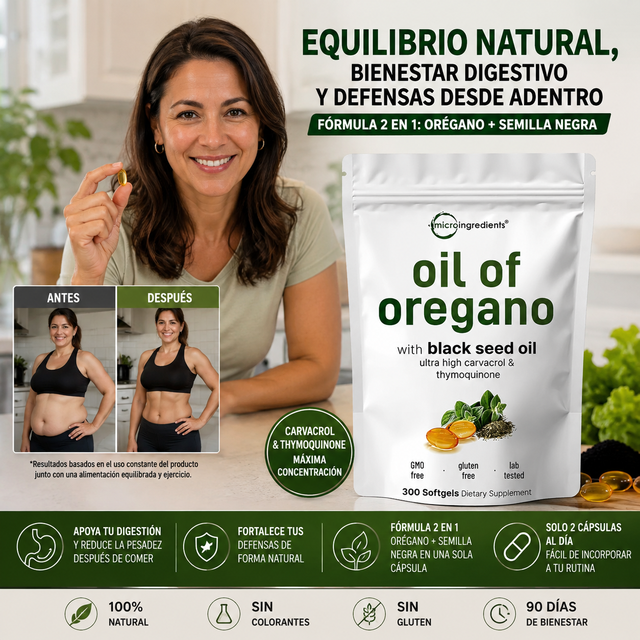 Aceite de Orégano® | Bienestar digestivo + defensas desde adentro