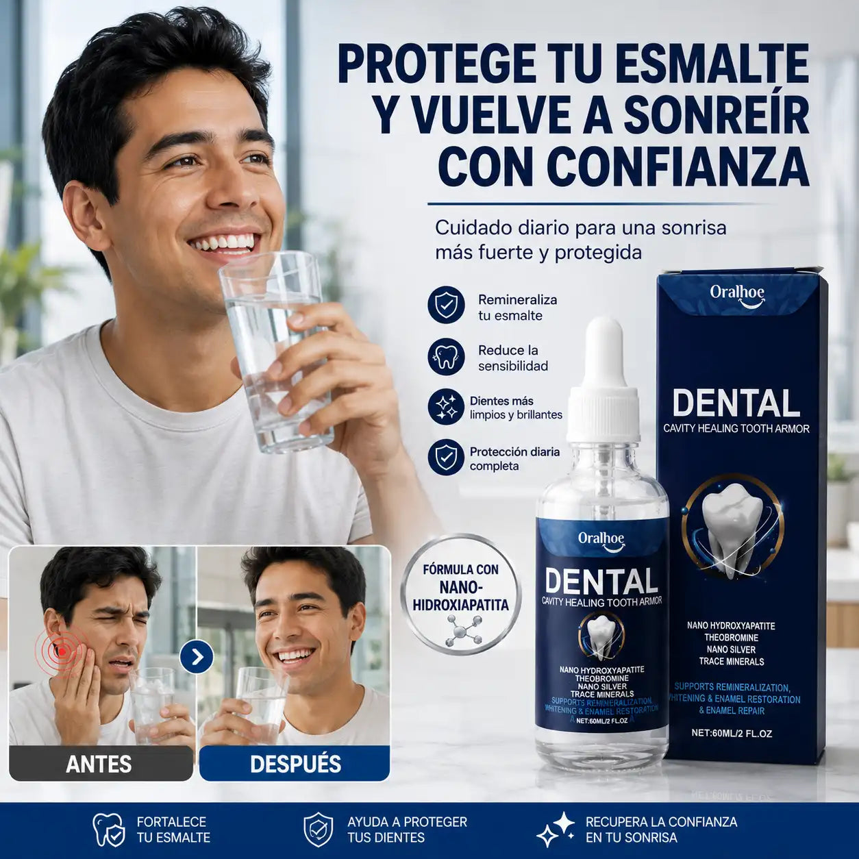 Dental Armor™ – Escudo Protector del Esmalte