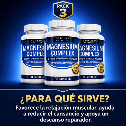 PACK 3 MAGNESIUM COMPLEX 90 CAPSULAS